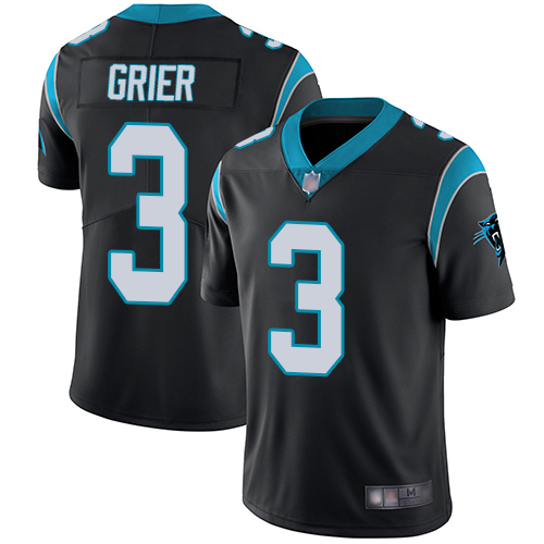 Carolina Panthers Limited Black Men Will Grier Home Jersey NFL Football 3 Vapor Untouchable